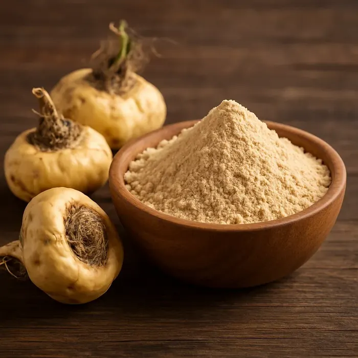 Maca root and powder